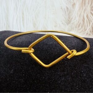 Beautiful minimalist style, brasstone, bangle bracelet